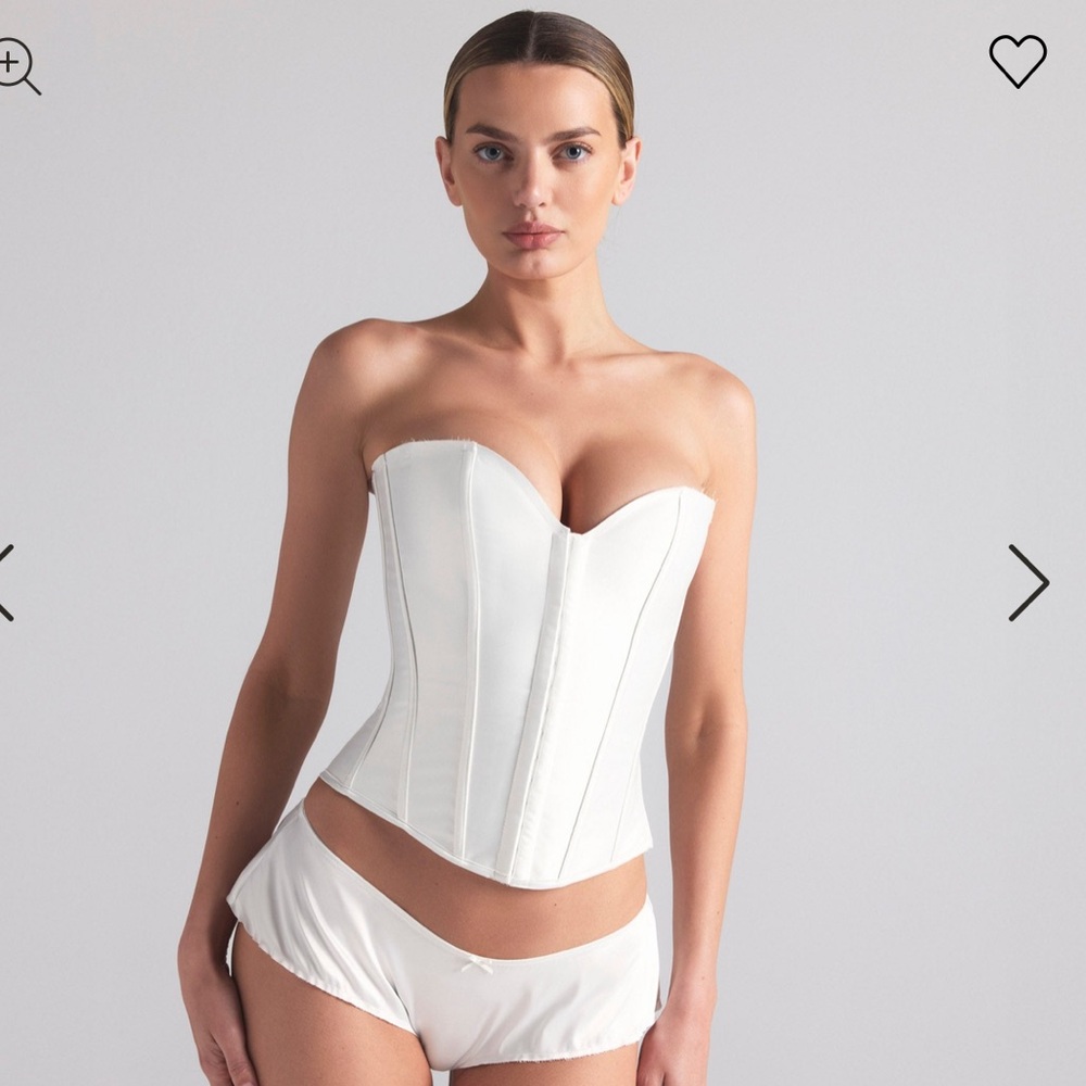 Skims woven shine Corset